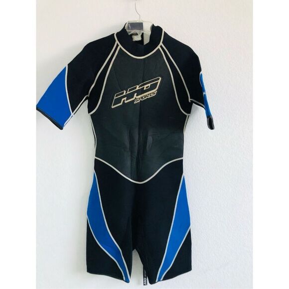 HO Sports Spring wetsuit 3/4 Sleeve Mens size M Blue/Black - Picture 1 of 4